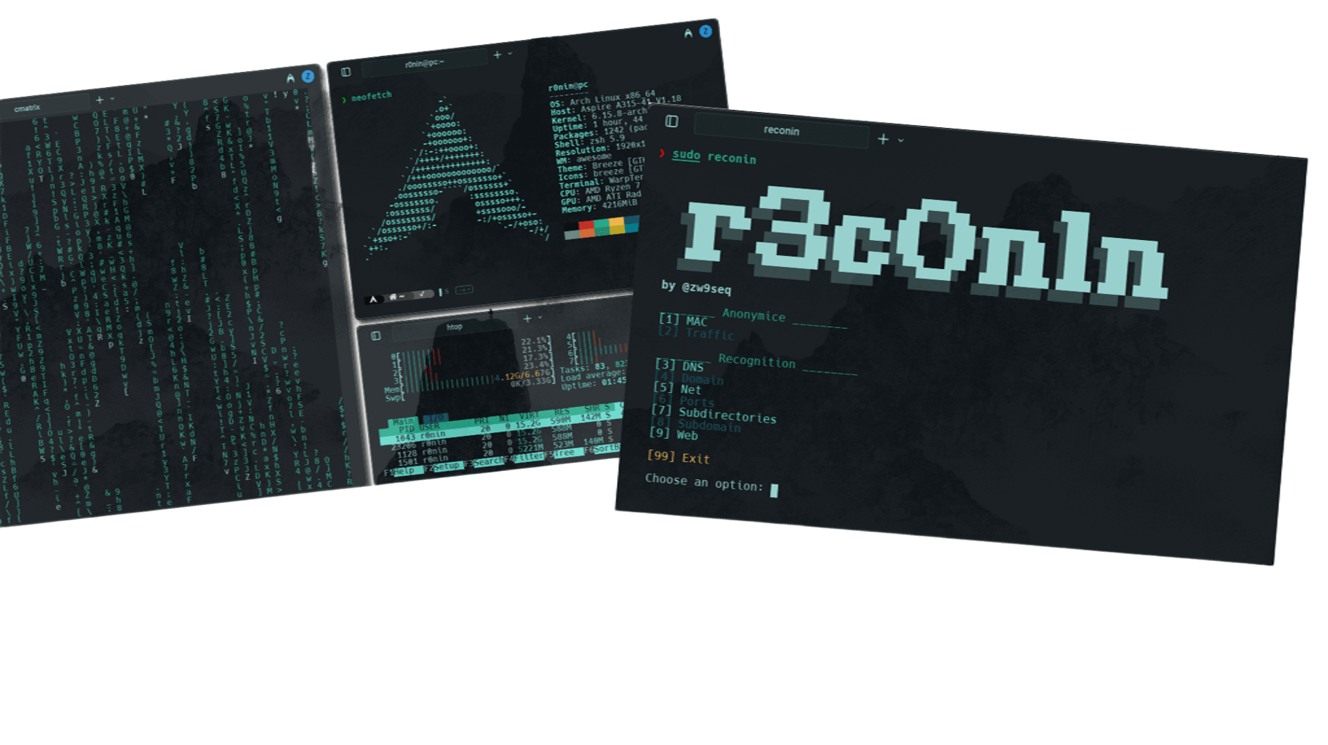 Imagen de algunos de mis proyectos.